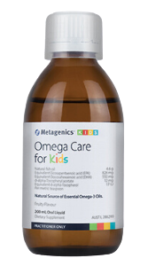 Metagenics Omega Care for Kids Fruity flavour 200 mL Oral Liquid