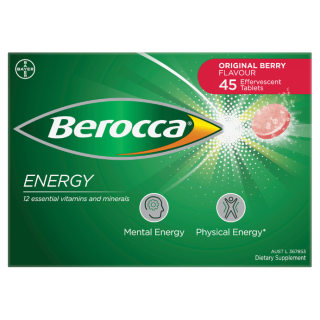 Berocca Energy Original Berry Flavour 45 Tablets