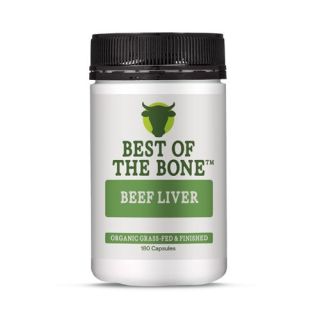 Best of the Bone Beef Liver 180 Capsules