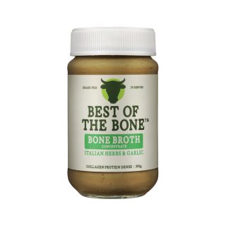 Best of the Bone Bone Broth Beef Concentrate Organic Italian Herbs & Garlic 390g