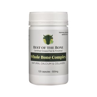 Best of the Bone Whole Bone Complex Natural Calcium & Collagen 120 Capsules