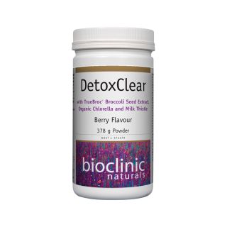 Bioclinic Naturals DetoxClear Berry 378g Powder