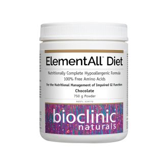 Bioclinic Naturals ElementAll Diet Chocolate 750g Powder