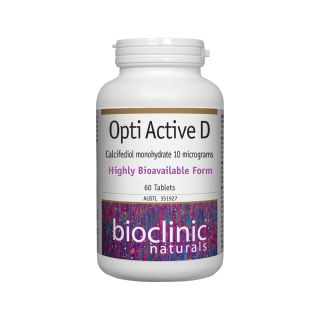 Bioclinic Naturals Opti Active D 60 Tablets
