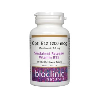 Bioclinic Naturals Opti B12 1200mcg 60 Tablets