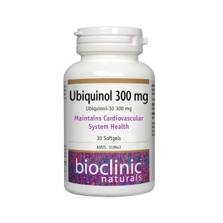 Bioclinic Naturals Ubiquinol 300mg 30 Soft Capsules