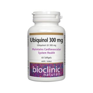 Bioclinic Naturals Ubiquinol 300mg 60 Soft Capsules