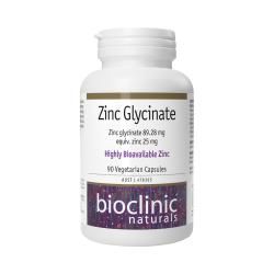 Bioclinic Naturals Zinc Glycinate 90 VegeCaps