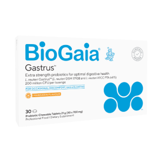 BioGaia Gastrus Mandarin Flavour 30 Chewable Tablets