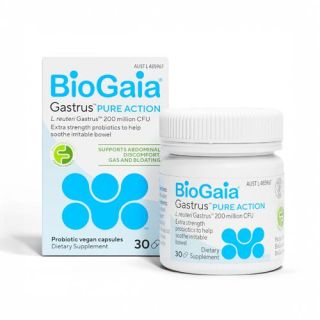 BioGaia Gastrus Pure Action Probiotic Vegan Capsules 30 Pack