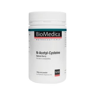 BioMedica N-Acetyl-Cysteine (NAC) Berry 150g Powder