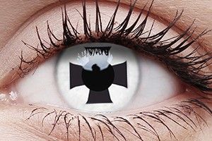 ColourVUE Crazy Lens Black Cross Contact Lens