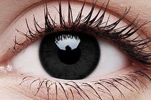 ColourVUE Crazy Lens Blackout 1-day Contact Lens