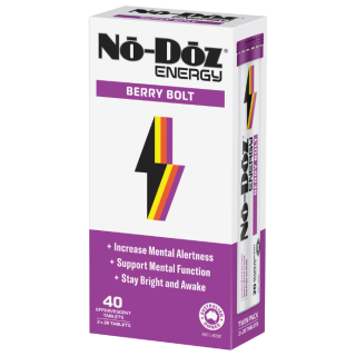No-Doz No-Doz® Energy Berry Bolt 2 x 20 Effervescent Tablets
