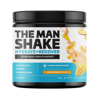 THE MAN SHAKE Hydrate + Recover Orange Mango Flavour 125g