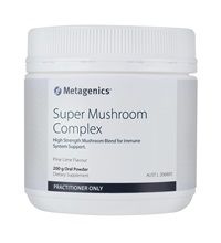 Metagenics Super Mushroom Complex Pine Lime flavour 200 g Oral Powder