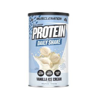Muscle Nation Protein Daily Shake Vanilla Ice Cream Flavour 300g