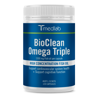 Medlab BioClean Omega Triple 120 Capsules