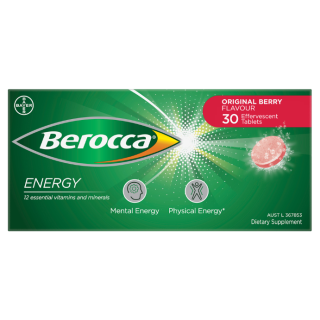 Berocca Energy Original Berry Flavour 30 Tablets