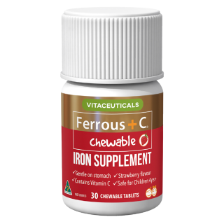 FERROUS C Chewable 30 Tablets