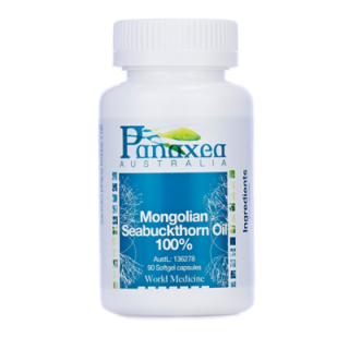 Panaxea Mongolian Seabuckthorn Oil 100% Pure 90 Capsules