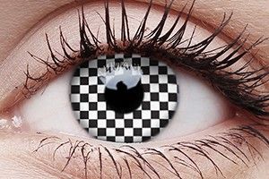 ColourVUE Crazy Lens Chequered Contact Lens