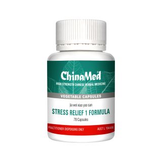 ChinaMed Stress Relief 1 Formula 78 Capsules
