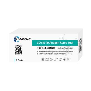 Clungene Rapid Antigen Test Lateral Flow Covid-19 Nasal Swab RAT Test 5 Pack