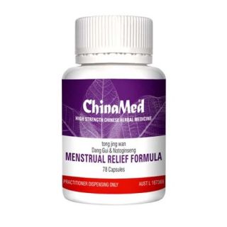 ChinaMed Menstrual Relief Formula 78 Capsules