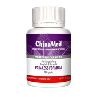ChinaMed Pain Less Formula 78 Capsules