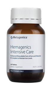 Metagenics Hemagenics Intensive Care 30 Tablets