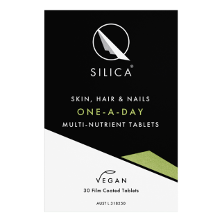 Qsilica Skin, Hair & Nails One-A-Day Multi-Nutrient 30 Tablets