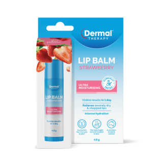 Dermal Therapy Lip Balm Strawberry Stick 4.8g