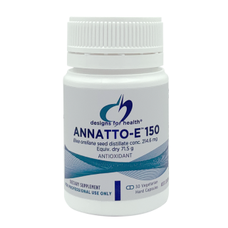Designs for Health Annatto-E 150 30 Capsules