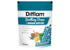 Difflam Soothing Throat Drops + Immune Support Menthol Eucalyptus 20 Drops