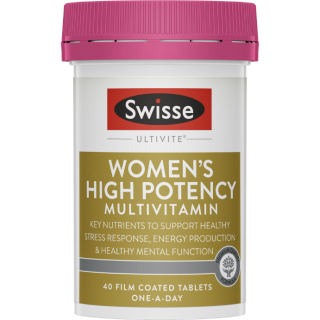 Swisse Ultivite Women's High Potency Multivitamin 40 Tablets