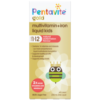 Penta-vite Gold Mutlivitamin + Iron Liquid Kids 200mL