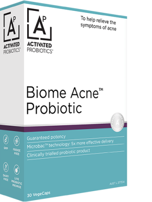 Activated Probiotics Biome Acne Probiotic 30 VegeCaps