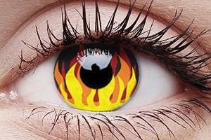ColourVUE Crazy Lens Flame Hot Contact Lens