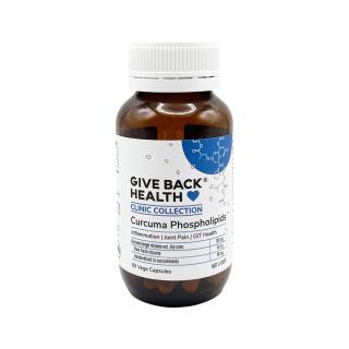 Give Back Health Clinic Collection Curcuma Phospholipids 60 VegeCaps