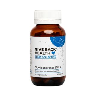 Give Back Health Clinic Collection Soy Isoflavones (SIF) 60 VegeCaps