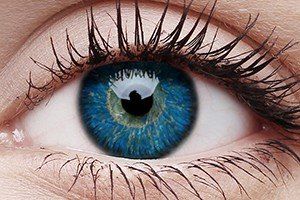 ColourVUE Glamour Blue Contact Lens