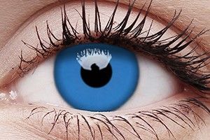 ColourVUE UV Glow Blue Contact Lens