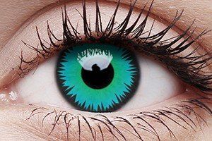 ColourVUE Crazy Lens Green Werewolf Contact Lens