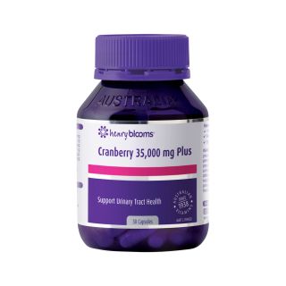 Henry Blooms Cranberry 35000mg Plus Vitamin C & Silica 30 Vegetarian Capsules