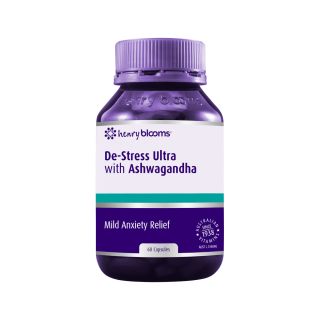 Henry Blooms De-Stress Ultra with Ashwagandha 60 Capsules