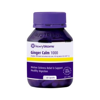 Henry Blooms Ginger Calm 1000mg 60 Capsules