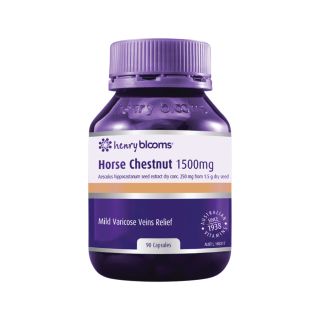 Henry Blooms Horse Chestnut 1500mg 90 Capsules