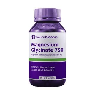 Henry Blooms Magnesium Glycinate 750 60 Capsules