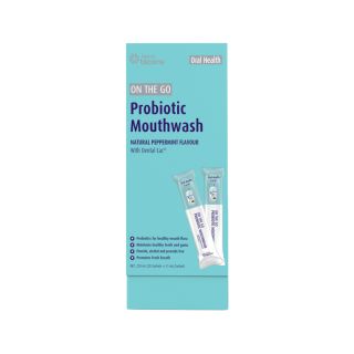 Henry Blooms Oral Health On The Go Probiotic Mouthwash 11mL 20 Sachets